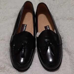 Kirkland Signature Black Leather Loafers